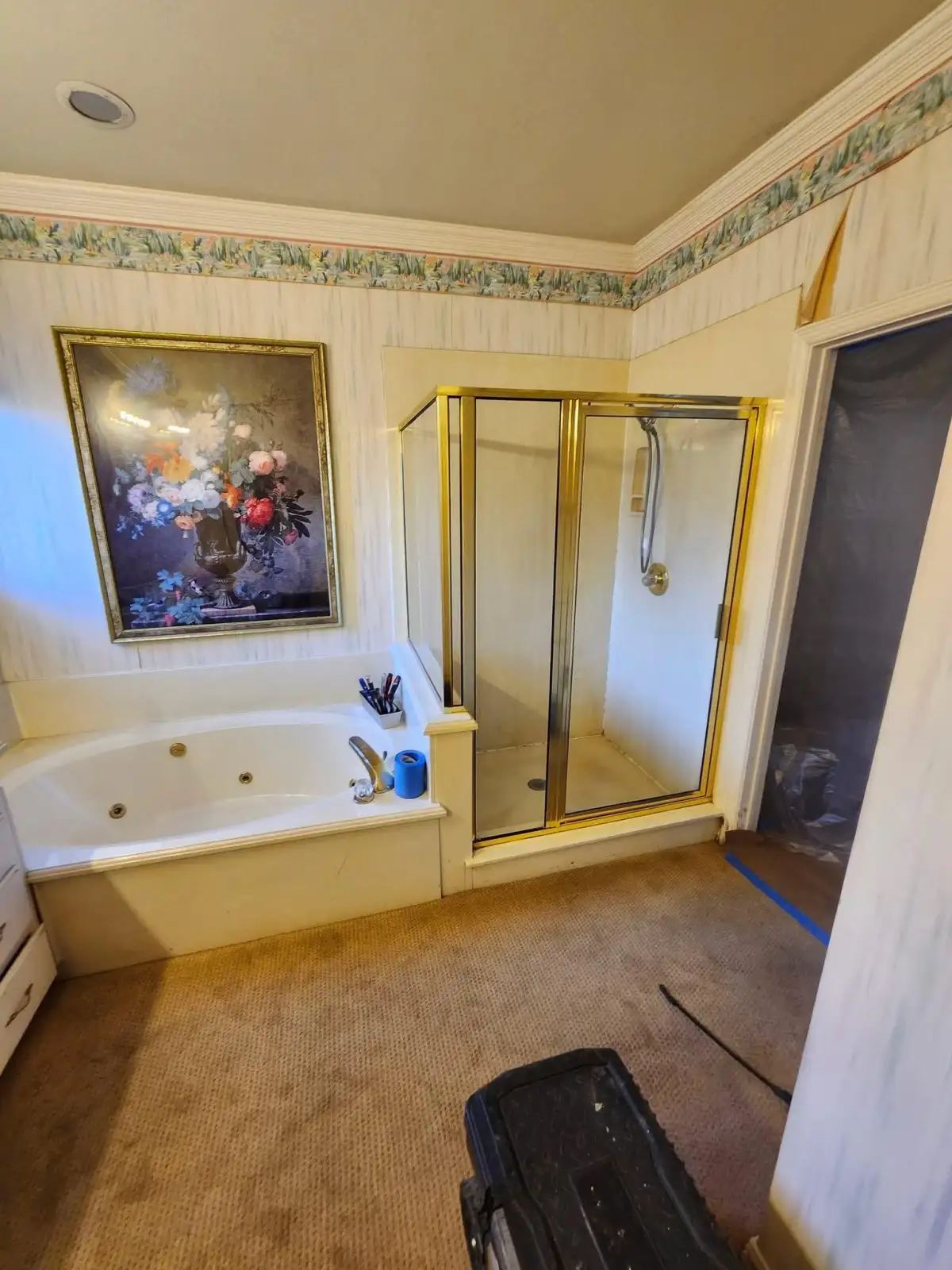 Properly waterproofed shower wall installation in DFW bathroom